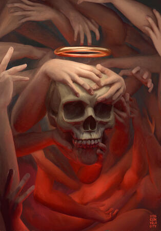 Partly veiled